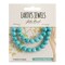 Earth's Jewels Semi-Precious Turquoise Howlite Natural Round Beads, 8mm